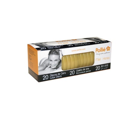 Eurostil Pollié Discos Cera Caliente Miel Piel Sensible 20uds