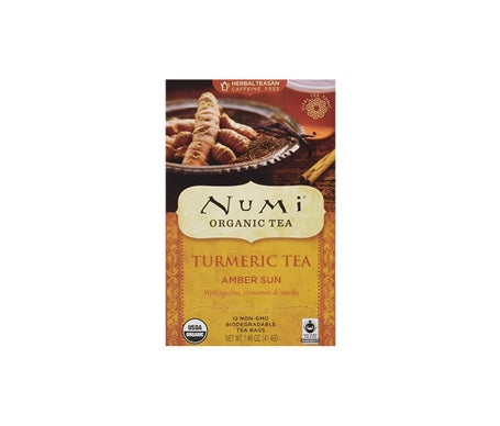 Numi Organic Tea Organic Turmeric Amber Sun (12 pcs.) - Té