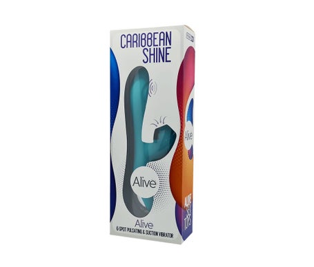 Alive Caribbean Shine Vibrador & Succionador Azul 1ud