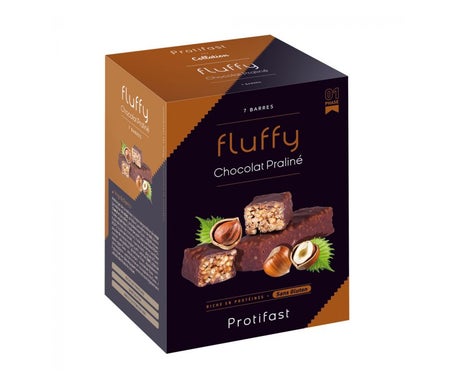 Protifast Fluffy Chocolate Praliné Barritas 7uds