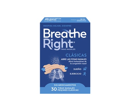 Breathe Right Tiras Nasales Clásicas Peq/Med 30uds