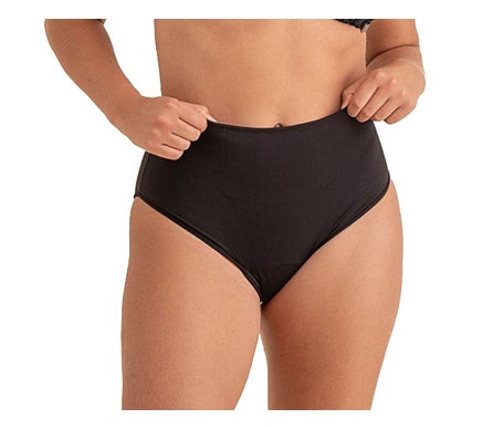 FreeU Brigitte Braga Alta Baño Menstrual Negro S (34) 1ud