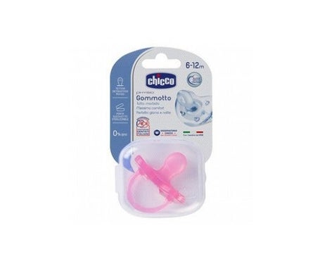 Chicco Soother Physio Silicon 6-12m Pink