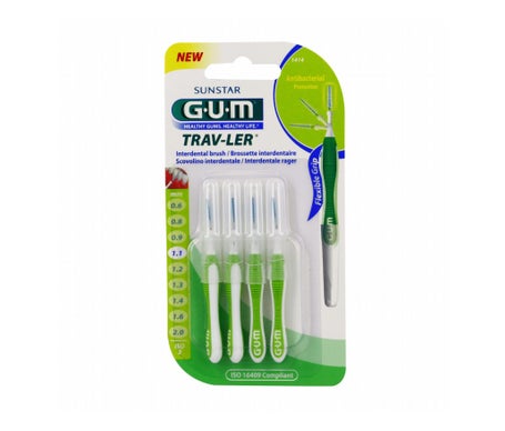 Cepillo Interdental Gum Trav-Ler 1414 1,1mm 4 Unidades