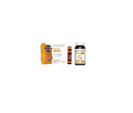 Marnys Pack Mega 2000+ Vitahelp Vitc + Zn 60caps