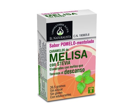 El Naturalista Caramelos Melisa + Stevia 36.5g