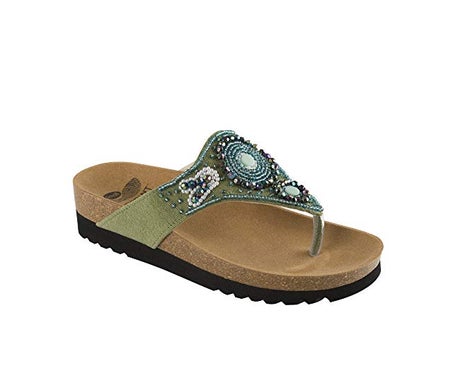 Scholl Sandalia Taila verde talla 36