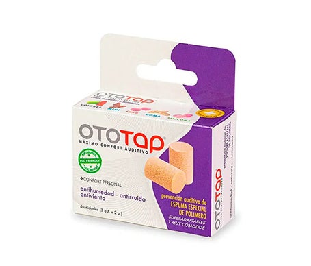 OtoTap Tapones Oídos Espuma 6uds