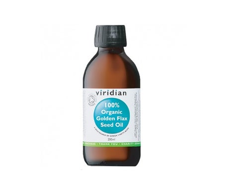 Viridian 100% Aceite de Lino Dorado Bio 200ml