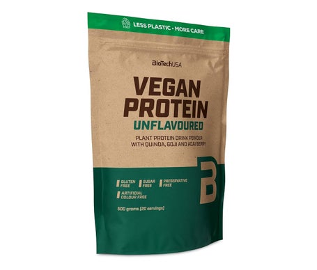 BioTech USA Vegan Protein Unflavoured 500g