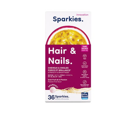 Novaboost Sparkies Hair And Nails 36comp | Natural Doctor