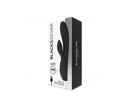 Black&Silver Vibrador Kaultz Duo Control Touch 1ud
