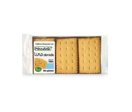 Mandole Galletas Lino Dorado Bio Sin Gluten 160g
