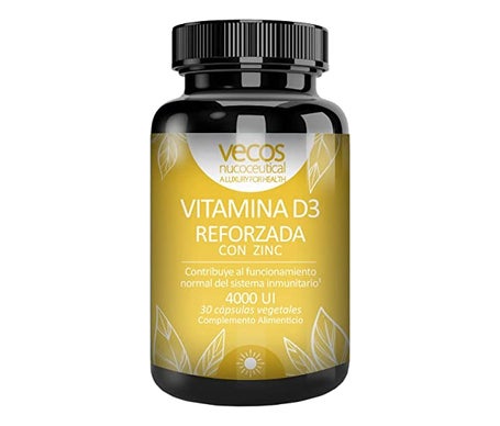 Vecos Nucoceuticals Vitamina D3 con Zinc 30caps