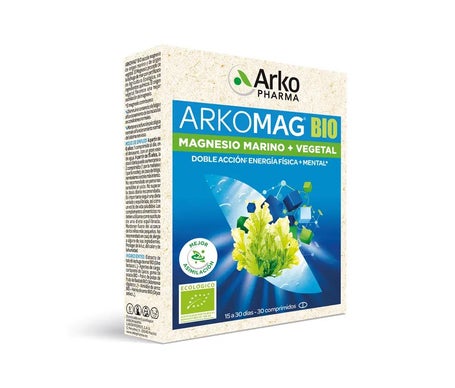 Arkopharma Arkomag BIO Magnesio Marino + Vegetal 30comp