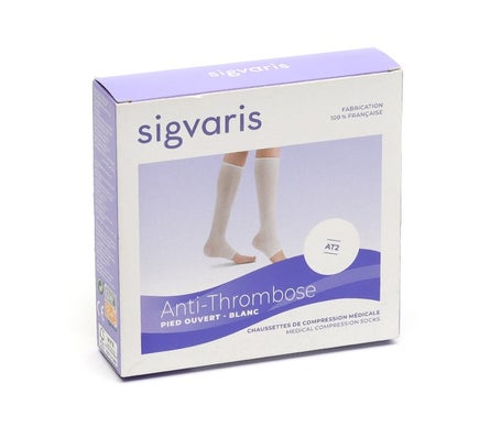 Sigvaris AT2 Media PA Blanco C4 1 Par
