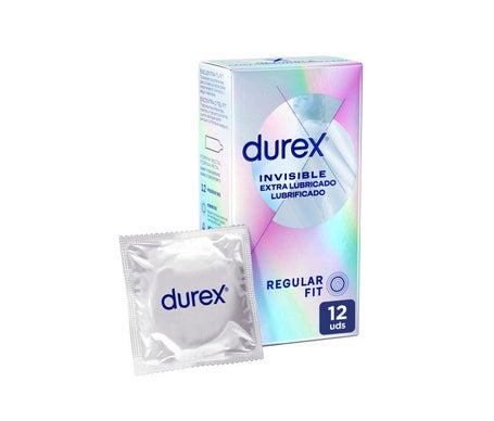 Durex® Invisible extra fino extra lubricado 12uds