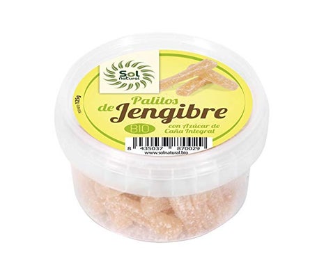 Sol Natural Palitos de Jengibre Bio 125g de SOLNATURAL | Natural Doctor