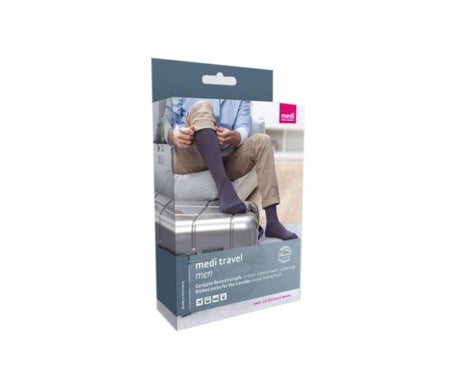 Mediven Travel Calcetin Men Clase 1 Ad T XXL Negro 1 Par