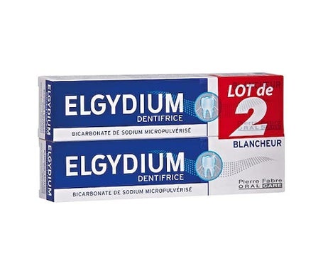 Elgydium Pasta de Dientes Blanqueadora 2x75ml