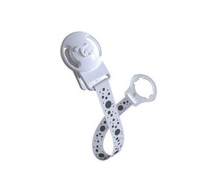 Twistshake Clip Segura Chupeta +0m Branco 1 Unidade