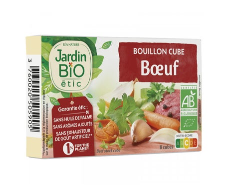 Jardin Bio Cubito Carne sin Aceite Palma Bio 8x10g