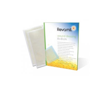 Melibiotech Revamil Apósito para heridas 8x8cm