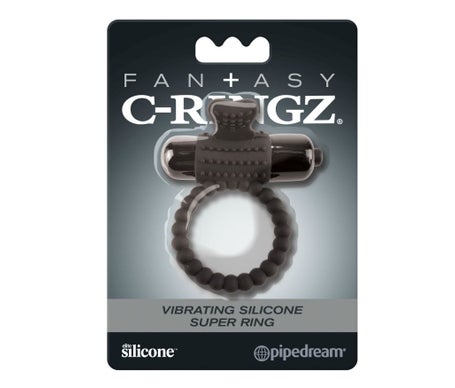 Fantasy C-Ringz Anillo Vibrador Silicona Negro 1ud