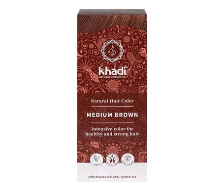 Khadi Tinte Castaño Medio 100% Vegetal 100g