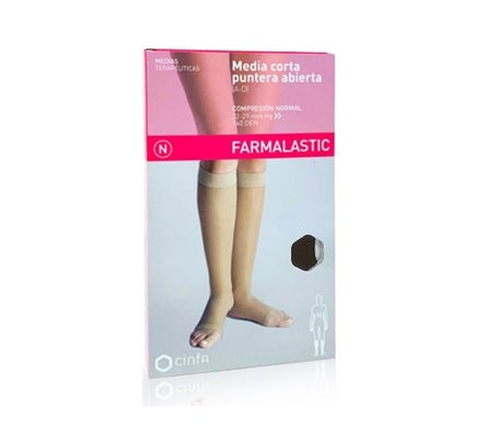 Cinfa Comp Normal Farmalastic Puntera Abierta Negro T- Eg