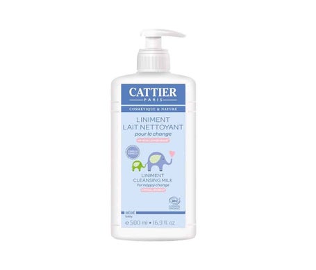 Cattier bb liniment crema de leche linimento para el cambio de pañales 500 ml
