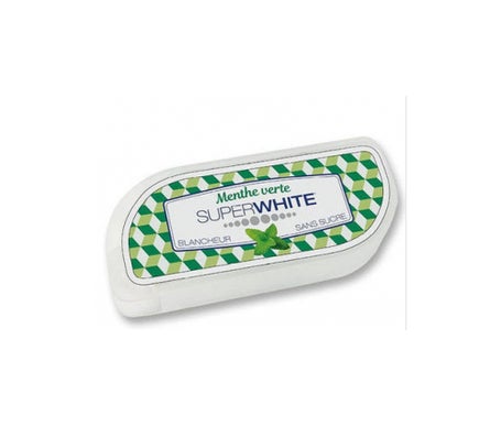Super WhiteBote de 50 Pastillas Frescas de Menta Intensa