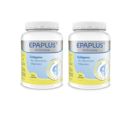 EpaPlus Arthicare Colágeno + Silicio + Ácido Hialurónico + Magnesio Sabor Limón Duplo 2x334g
