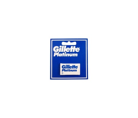 Gillette Platinum Super Hoja Afeitar 5 Unidades