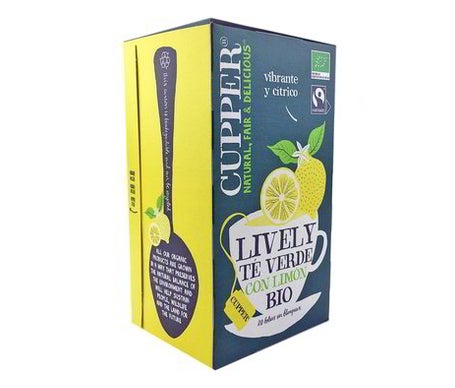 Cupper Té Verde Limón Inf Bio 20uds