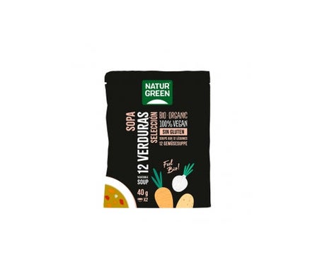 Naturgreen Sopa Ecológica Selección de 12 Verduras 40 g | Natural Doctor