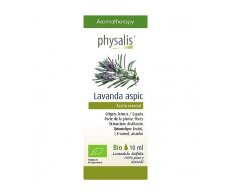 Physalis Aceite Esencial de Lavanda Spica Bio 10ml