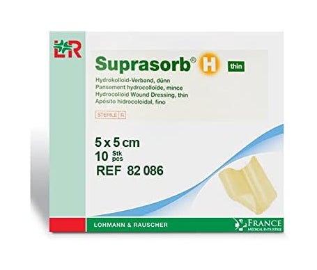 Suprasorb H Fin Apósito Hidrocoloide Estéril 5x5cm 10uds