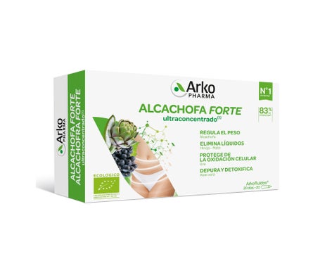 Arkopharma Arkofluido Alcachofa Forte BIO + Aloe Vera 20ampollas