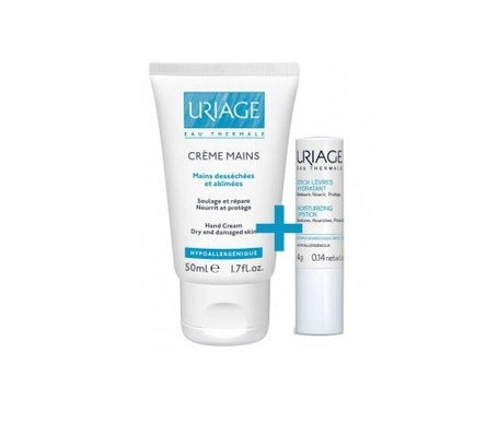 Uriage Crema de Manos 50ml + Lápiz Labial 4g