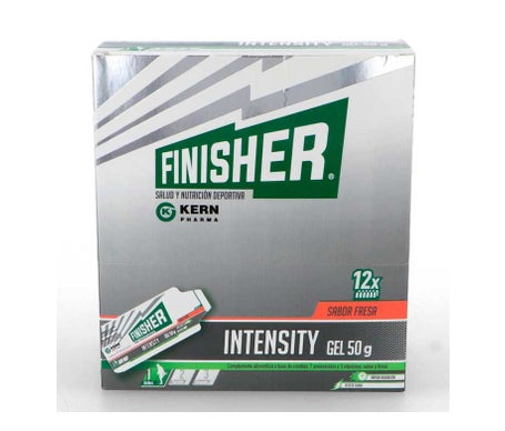 Finisher® Intensity Gel Energético Sabor Fresa 12 Sobres De 50g