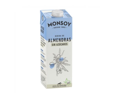 Monsoy Leche De Almendras Sin Azúcar Bio 1000ml