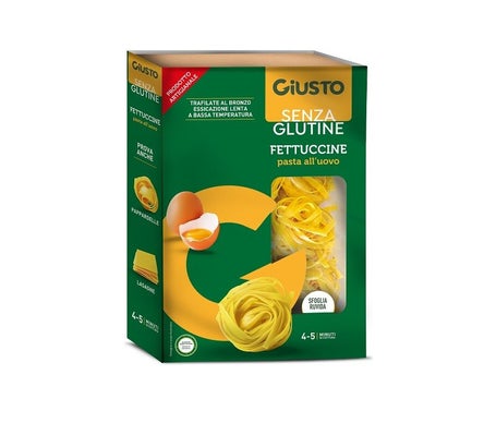 Giusto Senza Glutine Fettuccine Pasta al Huevo 250g