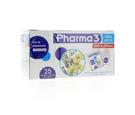 Pharma3 Diet & Detox 25 infusiones