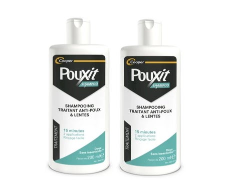 Pouxit Champú Tratamiento Piojos & Liendres 2x200ml