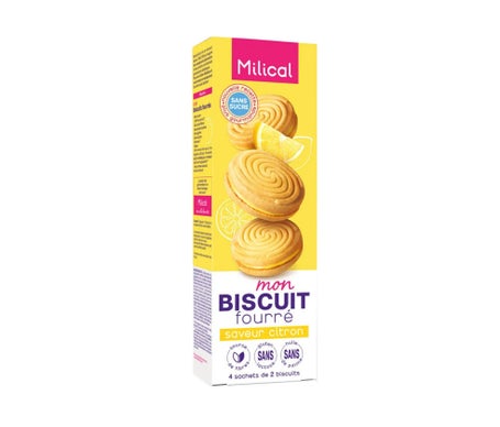 Milical Galletas Rellenas de Limón 4x2uds