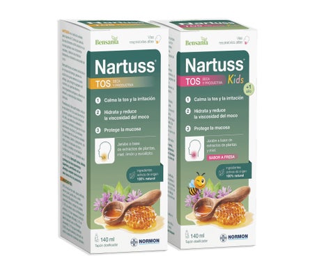 Nartuss Bensania Kids Tos Seca 140ml
