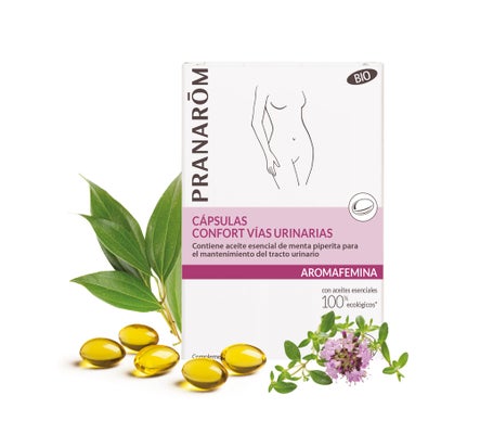 Pranarôm Aromafemina Cápsulas Confort Vías Urinarias BIO 30caps
