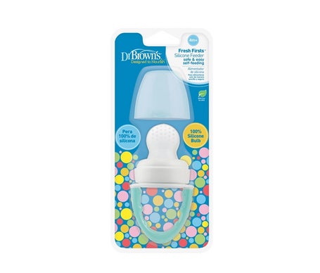 'Dr Brown ''s Alimentador Antiahogo Silicona Verde 1ud'