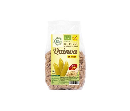 Solnatural Macarrones Quinoa Lino Bio Sin Gluten 250g